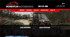 Desktop Screenshot of momentummotorsports.com